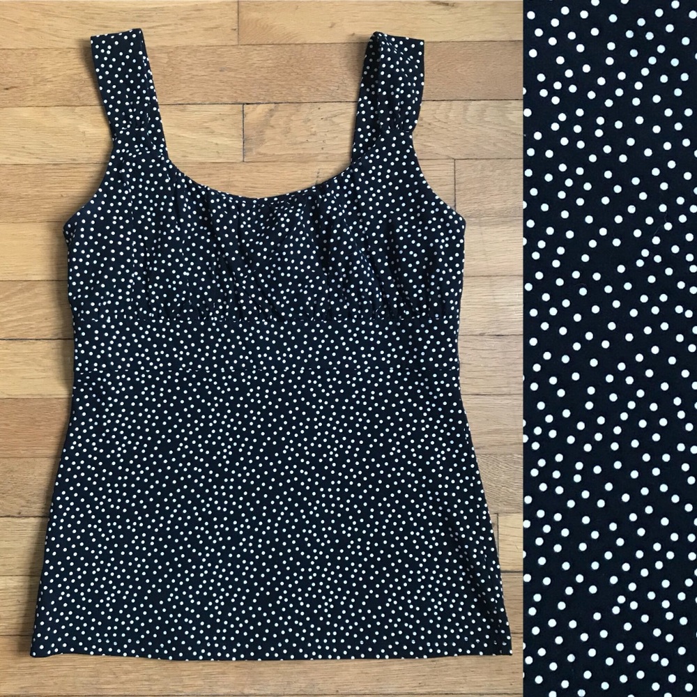 Ann Taylor polka dot tank top